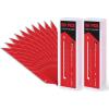 imageGomake 9mm Utility Knife Replacement Blades30 Degree Snap Off Carbon Steel Knife Blades for Retractable Cutting Knives Hobby Craft Box Cutter 100PCS BlueRed