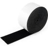 imageGomake Adhesive Felt Tape Vinyl Squeegee Buffer White SelfAdhesive Soft Fiber Felt Roll for Vinyl Squeegee Replacement and Protecting Furniture Hard Surfaces DIY Adhesive1969 inch LengthBlack
