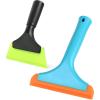 imageGomake Small Rubber Squeegee Window Shower Squeegee Cleaning KitAuto Water Blade Squeegee for Shower Glass DoorCar Windshield Window Mirror BathroomCountertop CleaningGreenorange