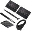 imageGomake Vehicle Vinyl Wrap Window Tint Film Tool Kit with Spray Bottle4 Inch Felt Squeegee Retractable 9mm Utility Knife and Blades Zippy Vinyl Cutter and Mini Go Corner Squeegee for Car Wrapping5 Tools