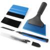 imageGomake Vinyl Wrap Tool Set Window Tint KitWindow Tint Tools Small Rubber Squeegee Car Window Tint Application KitVinyl Wrap Tools Felt Squeegee for Car WrappingWindow CleaningBlue