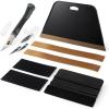 imageGomake Wallpaper Smoothing Tool Wallpaper Brush Tools Kit with Felt Squeegee Craft Precision Knife for Paper Peel and Stick Wallpaper Car Wrap Vinyl Window Tint Film Wallpaper Adhesive Kit 02Kit 01