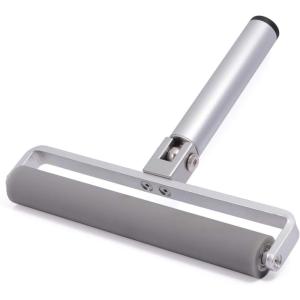 imageGomake 12 Inch Rubber Pasting Roller Squeegee Rolling Wheel Power Cleaner Rubber Rollers for Crafting Glue Roller Paint Brush for Printmaking Stamping Gluing Anti Skid Tape Construction8inch