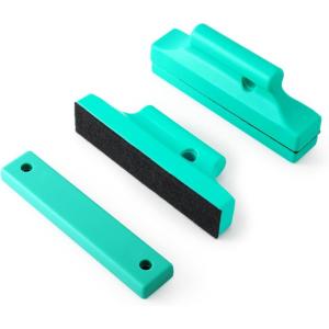 imageGomake 2PCS Strong Magnetic Magnet Holder Auto Vinyl Wrap Strip Magnet Holder with AntiScratch Buffer for Car Vinyl WrapTint Film and Sign Mark Graphics Positioning Tool Car WrappingCyanblue