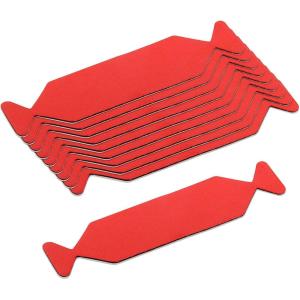 imageGomake Squeegee Felt Buffer Vinyl Wraps Micro Fine Buffer Felt for 4 Inch Squeegee Car Window Tinting Tool SelfAdhesive Standard Size Pack of 1010pcs 4 Squeegee Felt