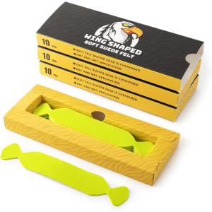 imageGomake Vinyl Squeegee Buffer 30PCS PreCut Felt for Window Tint Wet or Dry VinylPPF Application PinkGreen