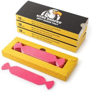 imageGomake Vinyl Squeegee Buffer 30PCS PreCut Felt for Window Tint Wet or Dry VinylPPF Application PinkPink