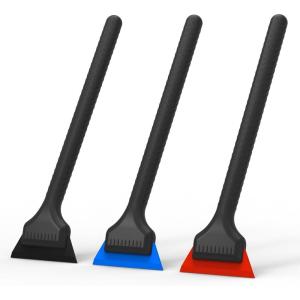 imageGomake Vinyl Wrap Tool Kit Small Window Tint Squeegee for Vinyl PPF Tool 3 PCS Different Hardness Rubber Blade Quarter Squeegee with AntiSlip Handle for Car Corner Window Windshield Glass Mirror