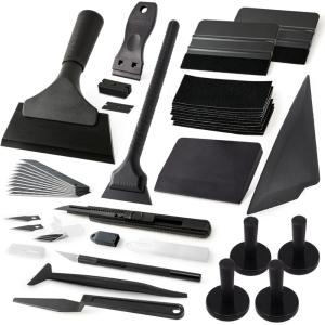 imageGomake Vinyl Wrap Tool Kit for Car Window Tint Installation with Magnet Holder Rubber ampamp Vinyl Squeegees Shank Gasket Mini Quarter Squeegee