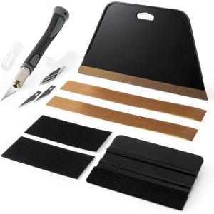 imageGomake Wallpaper Smoothing Tool Wallpaper Brush Tools Kit with Felt Squeegee Craft Precision Knife for Paper Peel and Stick Wallpaper Car Wrap Vinyl Window Tint Film Wallpaper Adhesive Kit 02Kit 01