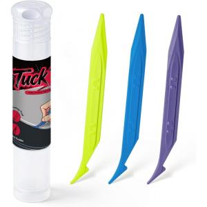 imageGomake 3PCS Double Edge Vinyl Wrap Tucking Tool Kit  Professional DualHead Car Wrapping Tools for Smooth Edges amp Remove Bubble