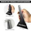 image:imageGomake 2in1 Mini Quarter Squeegee amp Tucking Tool  Triangle Squeegee Tint Kit  Professional Auto Window Film Installer Set  ScratchFree Rubber Blades  Compact Car Tinting Tools