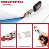 image:imageGomake Vinyl Backing Cutter Bodyguard Vinyl Wrap Cutting Knife Hidden Blade Wrapping Paper Roll Cutter Vinyl Cutter for Car Tinting and Backing Paper Cutter with 10 Titanium Coated Blades