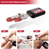 image:imageGomake Vinyl Backing Cutter Bodyguard Vinyl Wrap Cutting Knife Hidden Blade Wrapping Paper Roll Cutter Vinyl Cutter for Car Tinting and Backing Paper Cutter with 10 Titanium Coated Blades