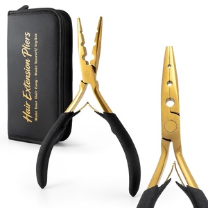image:imageGomake Hair Extension Pliers 3 Holes Microlinks Remover Beads Opener Tool